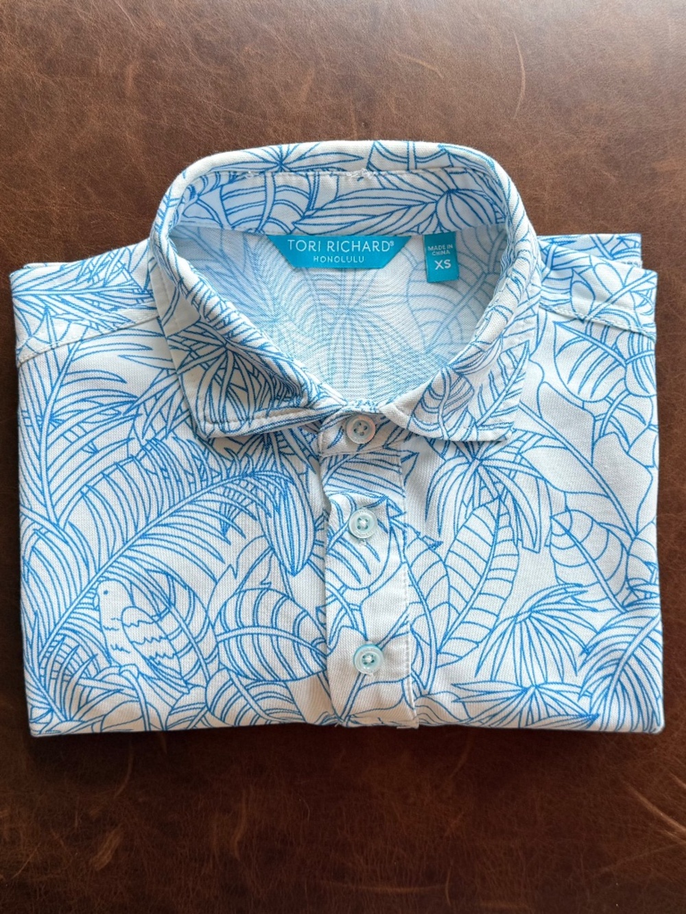 Tori Richard | XS | 'Cool Canopy' Polo Shirt